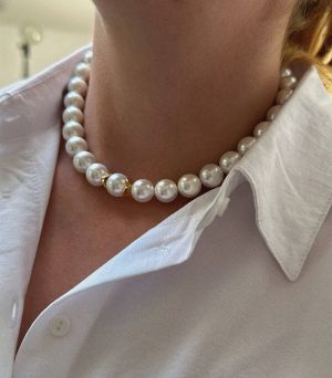 Colier perle masiv