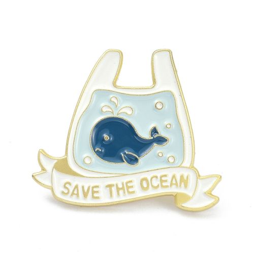 Brosa pin SAVE THE OCEAN