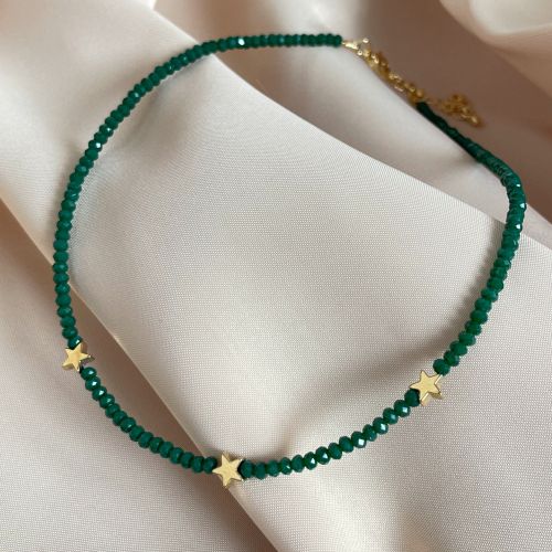 Colier Stil - placat aur 18K