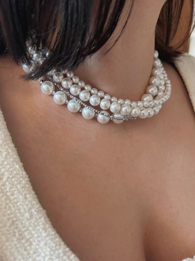 Colier perle Stil - HANDMADE 
