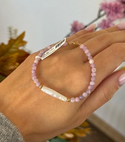 ARGINT 925 - Bratara lepidolit