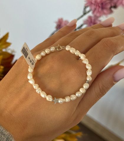 ARGINT 925 - Bratara stea