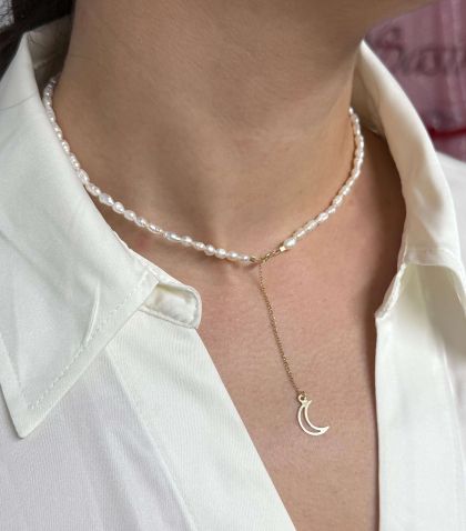 ARGINT 925 - Colier luna