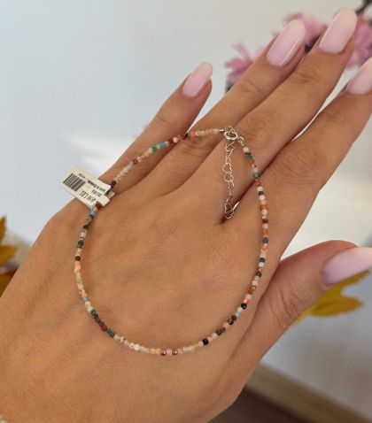 ARGINT 925 - Bratara colorata 