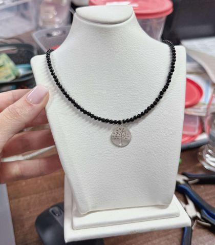 ARGINT 925 Colier onix 