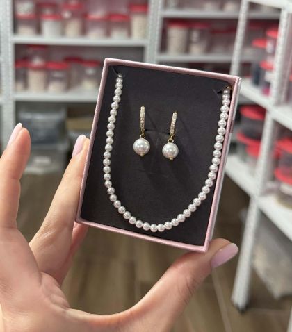 Set colier + cercei + cutie