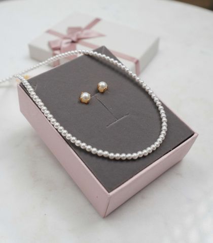 Set colier + cercei + cutie