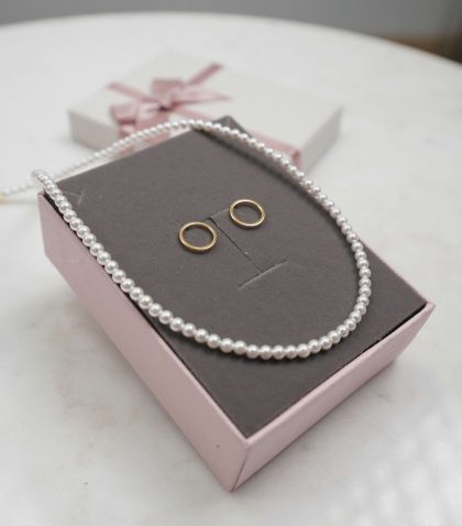 Set colier + cercei + cutie