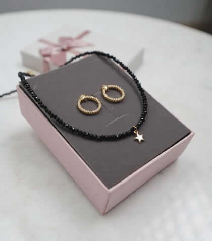 Set colier + cercei + cutie 