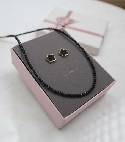 Set colier + cercei + cutie