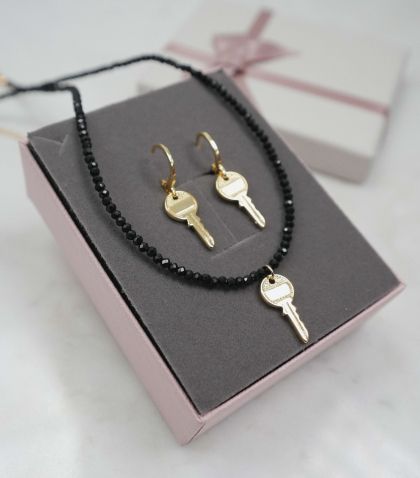 Set colier + cercei + cutie 