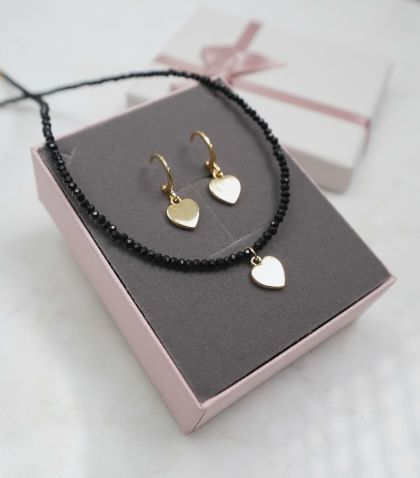 Set colier + cercei + cutie 