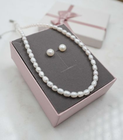 Set colier + cercei + cutie