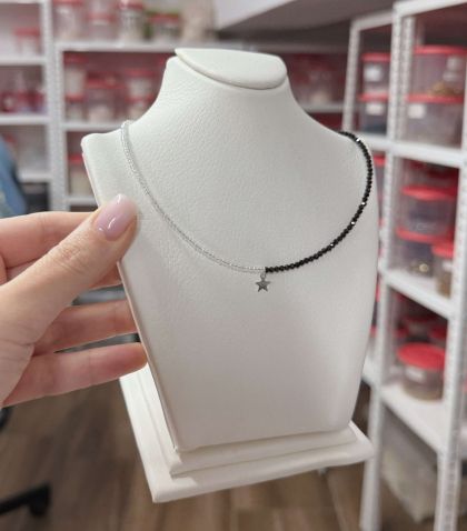 ARGINT 925 Colier stea