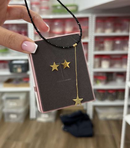 Set colier + cercei + cutie