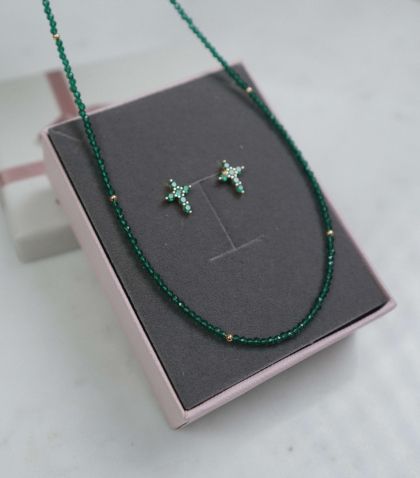 Set colier + cercei + cutie