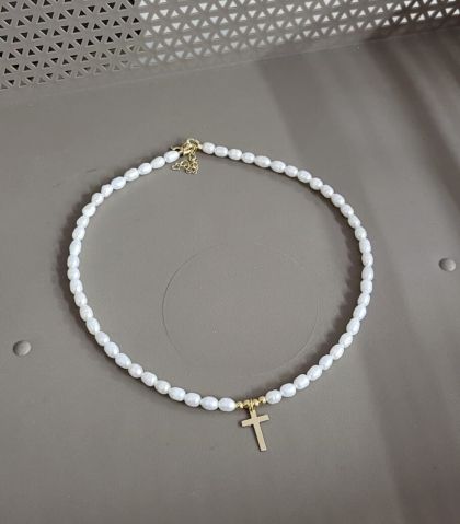 ARGINT 925 - Colier cruce 