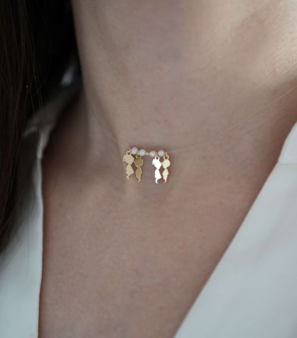 ARGINT 925 Colier 4 copii la alegere