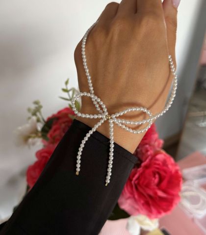 ARGINT 925 Colier perle si fundita