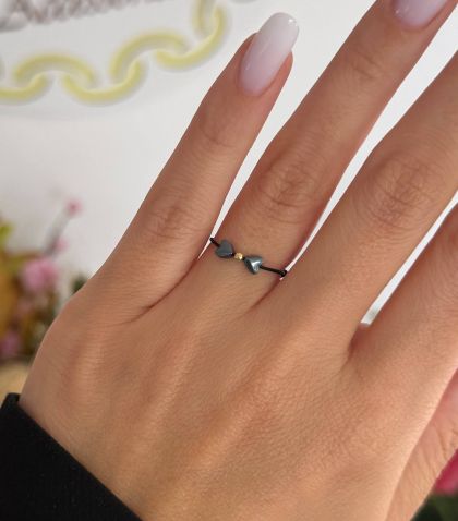 ARGINT 925 Inel snur inimi