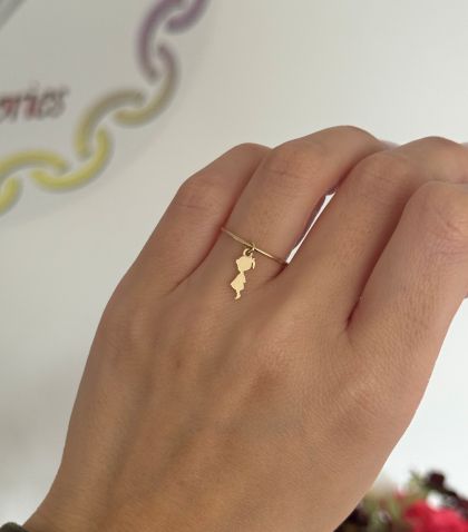 ARGINT 925 Inel subtire fetita/baietel