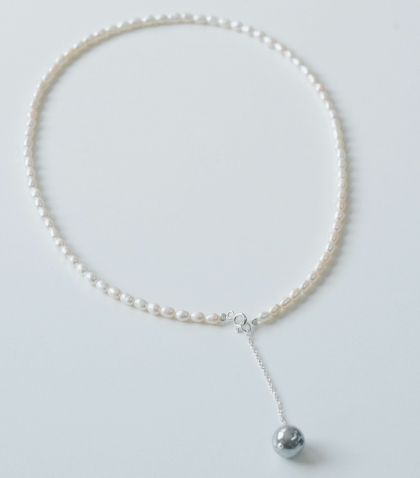 ARGINT 925 Colier perle de cultura 