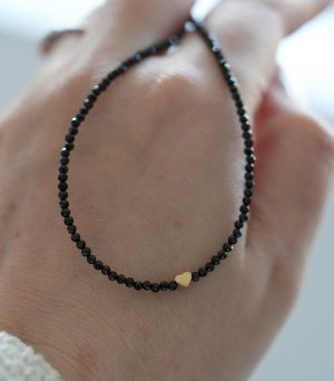 ARGINT 925 Colier cristal spinel