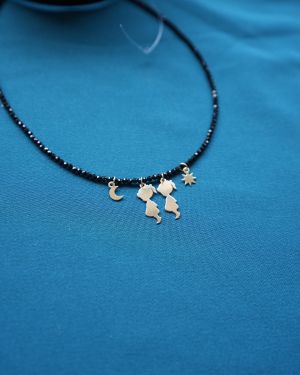 ARGINT 925 Colier spinel 2 fetite