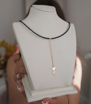 ARGINT 925 Colier spinel fetita