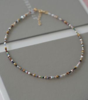 ARGINT 925 Colier semipretioase