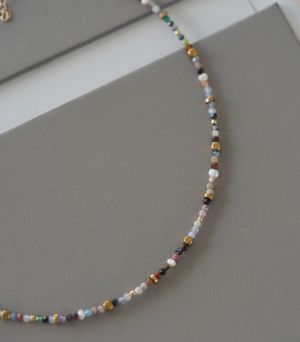 ARGINT 925 Colier semipretioase