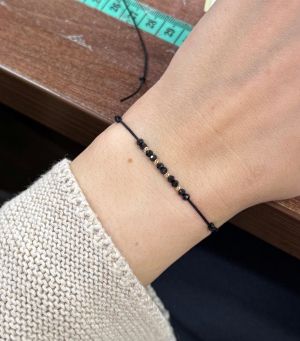 ARGINT 925 - Bratara snur spinel