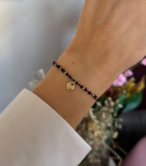 ARGINT 925 - Bratara snur spinel si inima