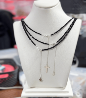 ARGINT 925 - Colier spinel si diferite pandantive la alegere