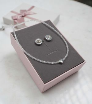 Set colier + cercei + cutie 