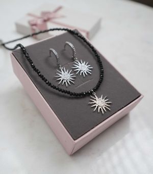 Set colier + cercei + cutie 