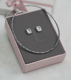 Set colier + cercei + cutie 