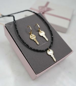 Set colier + cercei + cutie 