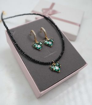 Set colier + cercei + cutie 