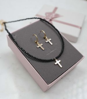 Set colier + cercei + cutie 