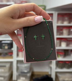 Set colier + cercei + cutie