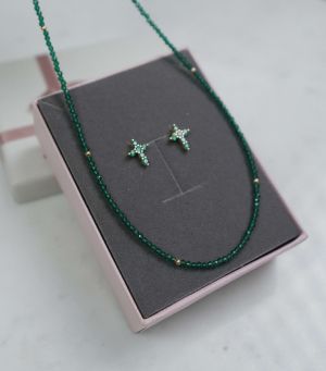 Set colier + cercei + cutie