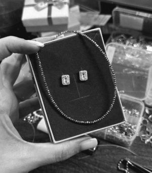 Set colier + cercei + cutie 