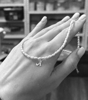 ARGINT 925 Colier perle de cultura initiala 