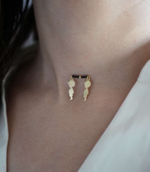 ARGINT 925 Colier 2 copii la alegere