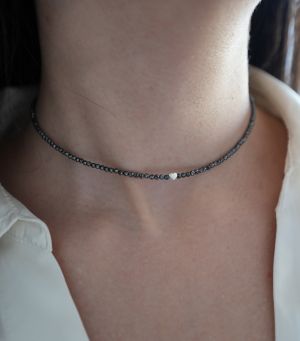 ARGINT 925 Colier inima