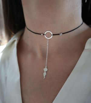 ARGINT 925 Colier snur fetita/baietel