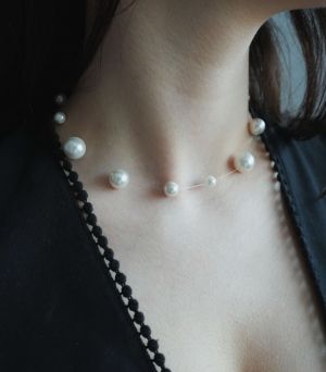 ARGINT 925 Colier perle