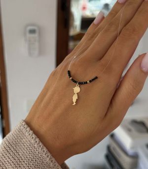 ARGINT 925 Colier spinel fetita/baiat