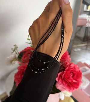 ARGINT 925 Colier spinel stea si bile